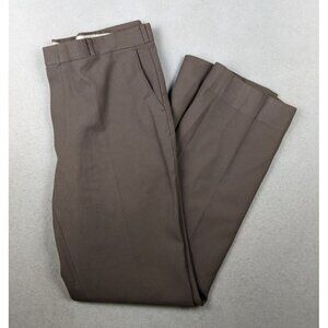 VINTAGE 70s/80s MEN'S TAUPE BROWN SLACKS PANTS - CANYON - SIZE 38X35